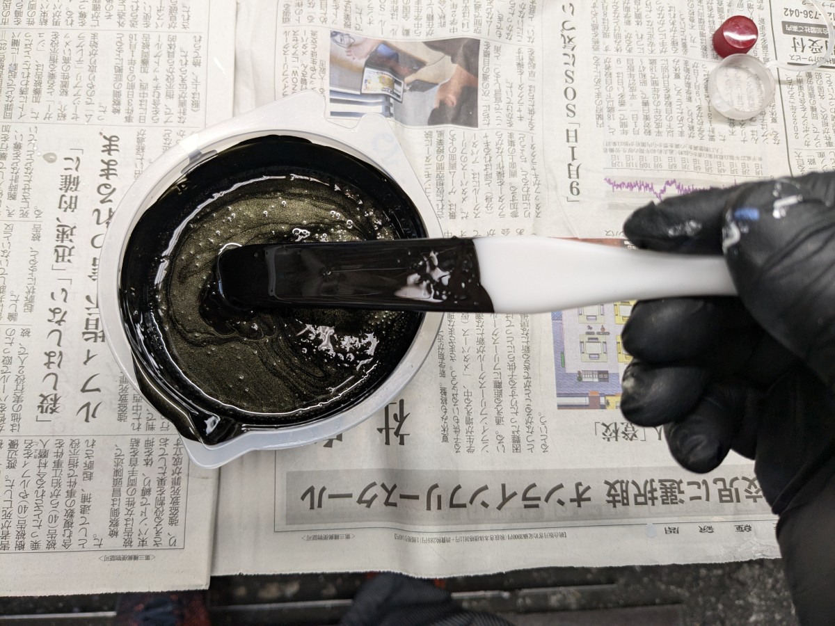 調色中の画像